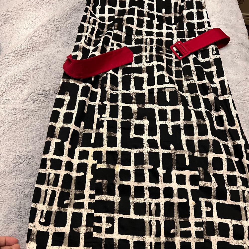 Black and white dress